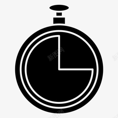 秒表运动计时器图标图标