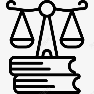 正义法律立法图标图标