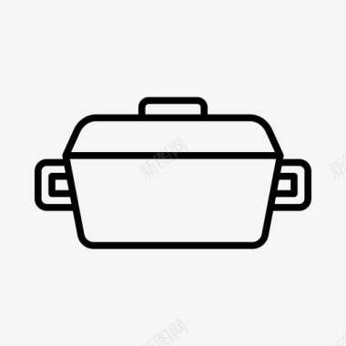 荷兰烤箱设备家用电器图标图标
