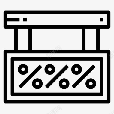 面板广告方向图标图标