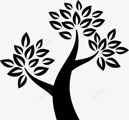 树木生态森林图标svg_新图网 https://ixintu.com 树木 森林 植物 生态 生长