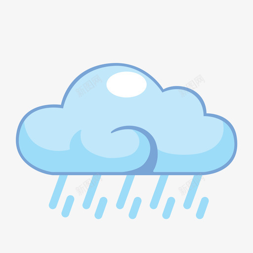 特大暴雨svg_新图网 https://ixintu.com 特大暴雨