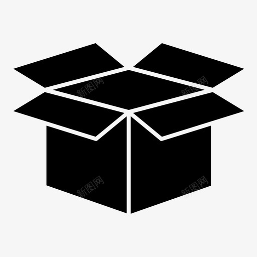 箱子纸箱行李图标svg_新图网 https://ixintu.com 包裹 箱子 纸箱 行李