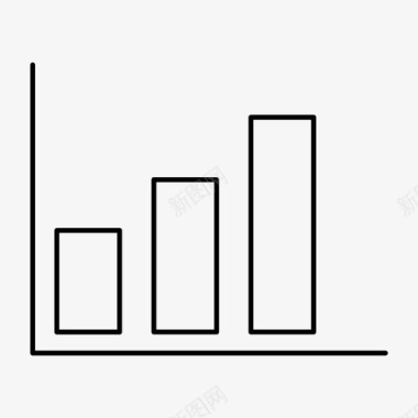 图表条形图图表演示图标图标