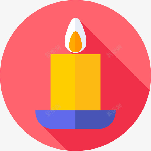 蜡烛新年60平的图标svg_新图网 https://ixintu.com 新年 蜡烛