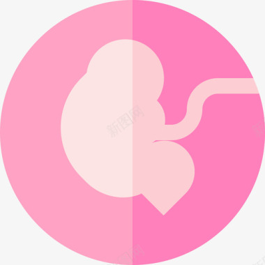 胎儿孕妇17扁平图标图标