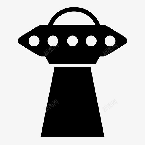 飞碟入侵外星人火星图标svg_新图网 https://ixintu.com 入侵 外星人 太空 恒星 火星 飞碟