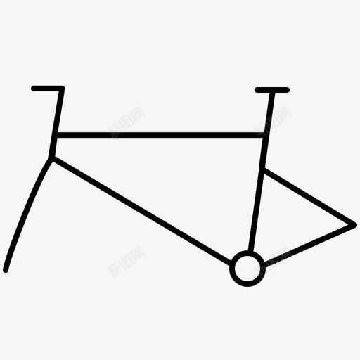 自行车车架自行车自行车零件图标svg_新图网 https://ixintu.com 自行车 车架 零件