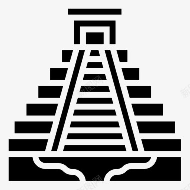 奇琴伊萨金字塔地标39铭文图标图标