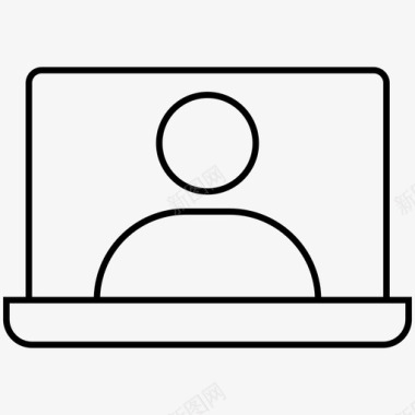 用户帐户笔记本电脑图标图标