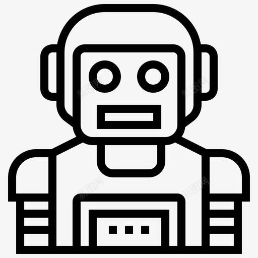 机器人人工智能图标svg_新图网 https://ixintu.com 人工 技术 日本 智能 机器人