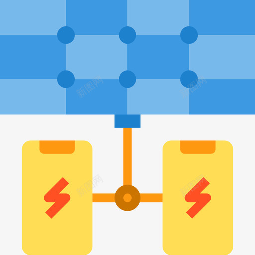 充电器能量42扁平图标svg_新图网 https://ixintu.com 充电器 扁平 能量