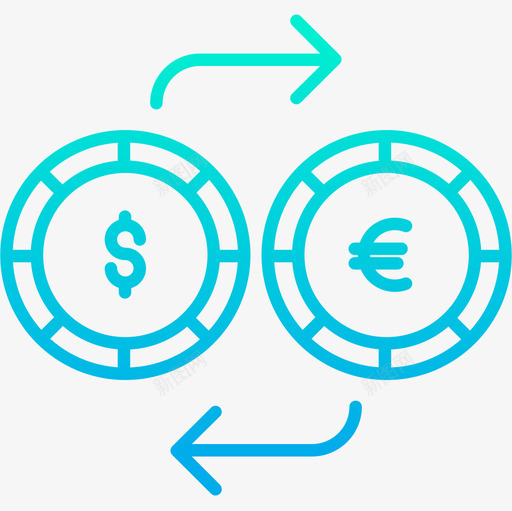 交易所金融119梯度图标svg_新图网 https://ixintu.com 交易所 梯度 金融