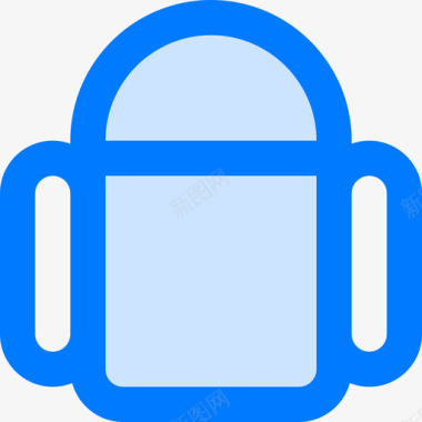 安卓logos8蓝色图标图标