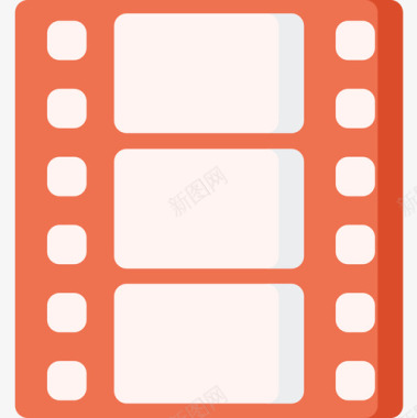 电影电影院83平面图标图标
