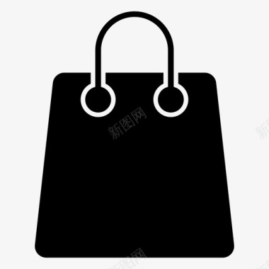 购物袋购买携带图标图标