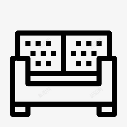沙发家具室内图标svg_新图网 https://ixintu.com 内线 客厅家具 室内 家具 沙发
