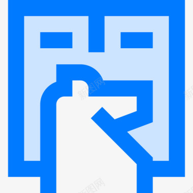 书国际象棋7蓝色图标图标