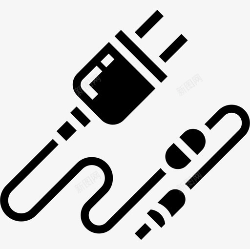 电池小工具10字形图标svg_新图网 https://ixintu.com 字形 小工 工具 电池