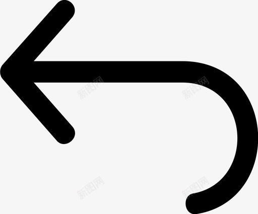 返回箭头方向图标svg_新图网 https://ixintu.com 方向 箭头 返回