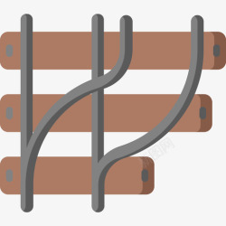 道岔道岔铁路29号扁平图标高清图片