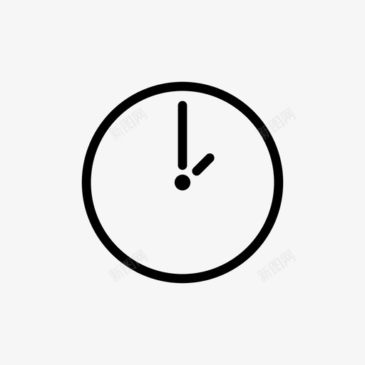 挂钟时间时间管理图标svg_新图网 https://ixintu.com 手表 挂钟 时间 时间管理
