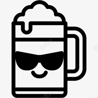 酷啤酒饮料图标图标