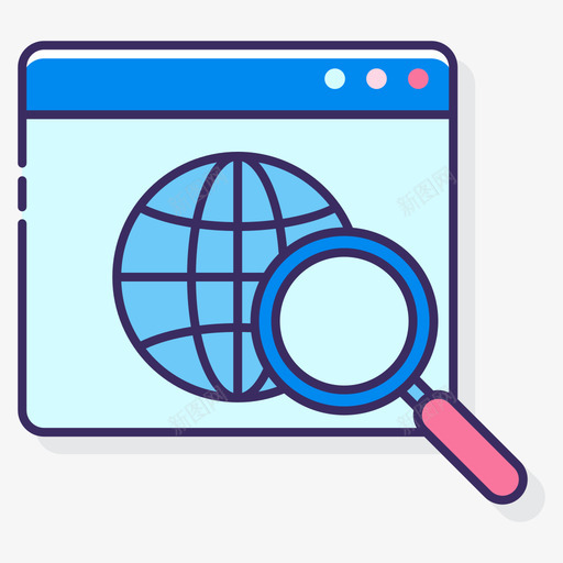 网络搜索引擎文案49线性颜色图标svg_新图网 https://ixintu.com 搜索引擎 文案 线性 网络 颜色