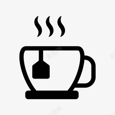 茶杯咖啡热饮图标图标