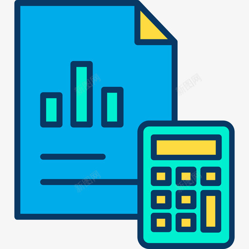 分析金融117线性颜色图标svg_新图网 https://ixintu.com 分析 线性 金融 颜色