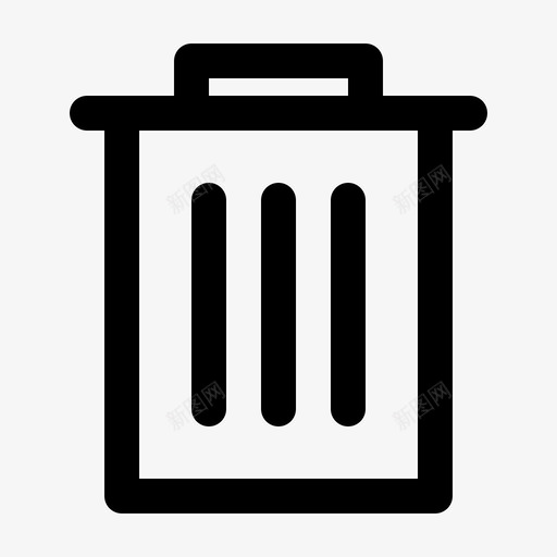 垃圾废物用户界面图标集svg_新图网 https://ixintu.com 图标 垃圾 废物 用户界面