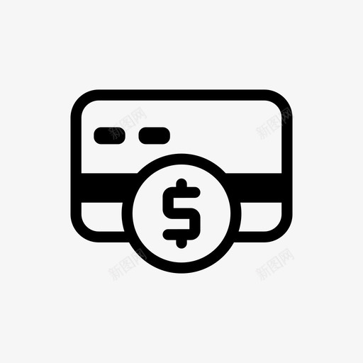 现金信用卡金融图标svg_新图网 https://ixintu.com 信用卡 支付 现金 金融