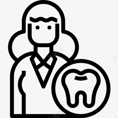 牙医牙科31岁直系图标图标
