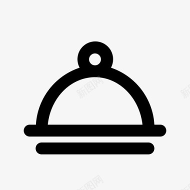 厨房食品不锈钢图标图标