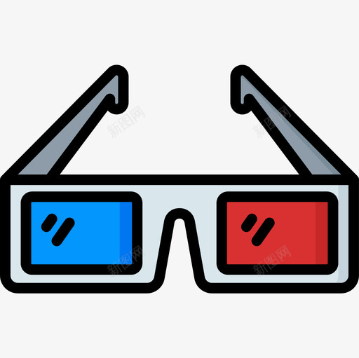 3d眼镜电影工业16线性彩色图标svg_新图网 https://ixintu.com 3d 工业 彩色 电影 眼镜 线性