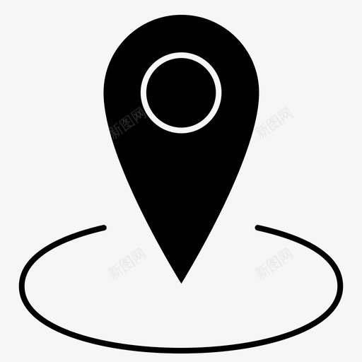 位置地图针地图指针图标svg_新图网 https://ixintu.com 位置 地图 指针