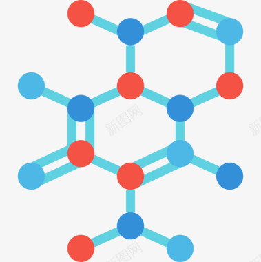 分子科学106扁平图标图标
