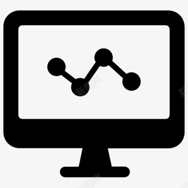 搜索引擎优化趋势分析营销图标图标