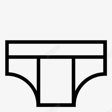 内裤衣服洗衣店图标图标
