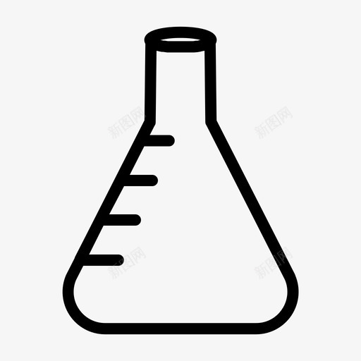 锥形烧瓶化学实验图标svg_新图网 https://ixintu.com 化学 实验 实验室 烧瓶 锥形