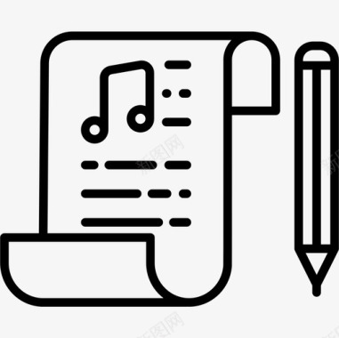 音乐音乐110大纲图标图标