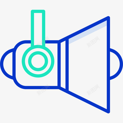 聚光灯电影院65轮廓颜色图标svg_新图网 https://ixintu.com 电影院 聚光灯 轮廓 颜色