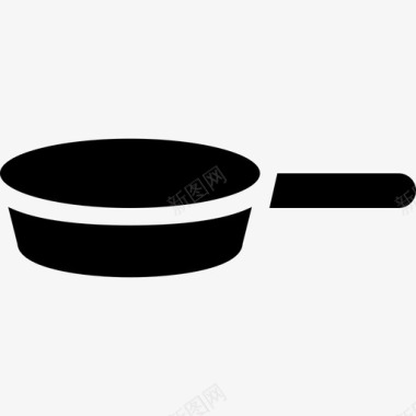 煎锅烹饪厨房用具图标图标