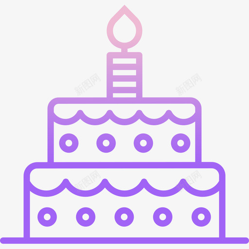 庆祝聚会和庆祝18轮廓梯度图标svg_新图网 https://ixintu.com 庆祝 梯度 聚会 轮廓