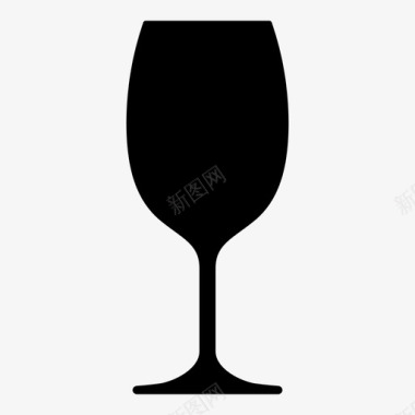 标准酒杯酒类饮料图标图标