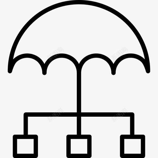 保险金融116线性图标svg_新图网 https://ixintu.com 保险 线性 金融