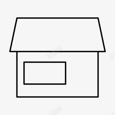 家房子商店图标图标