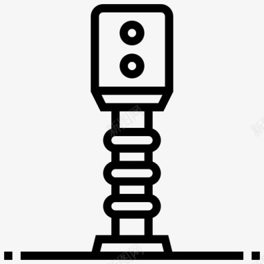 信号灯控制车道图标图标