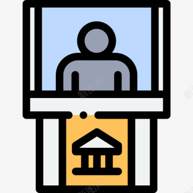 Bankbanking72线性颜色图标图标
