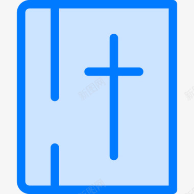 圣经宗教23蓝色图标图标
